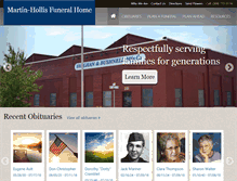 Tablet Screenshot of martinhollisfh.com
